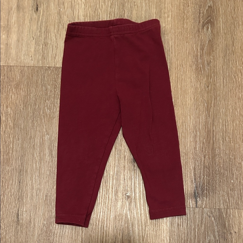 Carters Kids Maroon Leggings